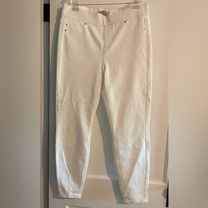 Liverpool Elizabeth White Pull On The Ankle Skinny Jeans Size 10/30